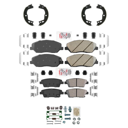 Disc Brake Rotors Brake Pads for Hyundai Genesis 2010 2011 3.8L 4 Door Sedan