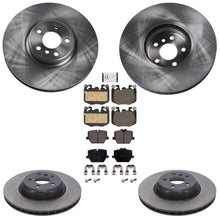 Front Rear Disc Brake Rotors & Euro R90 Pads for BMW 330i 2019-2026 W/ 348MM - Photo 1