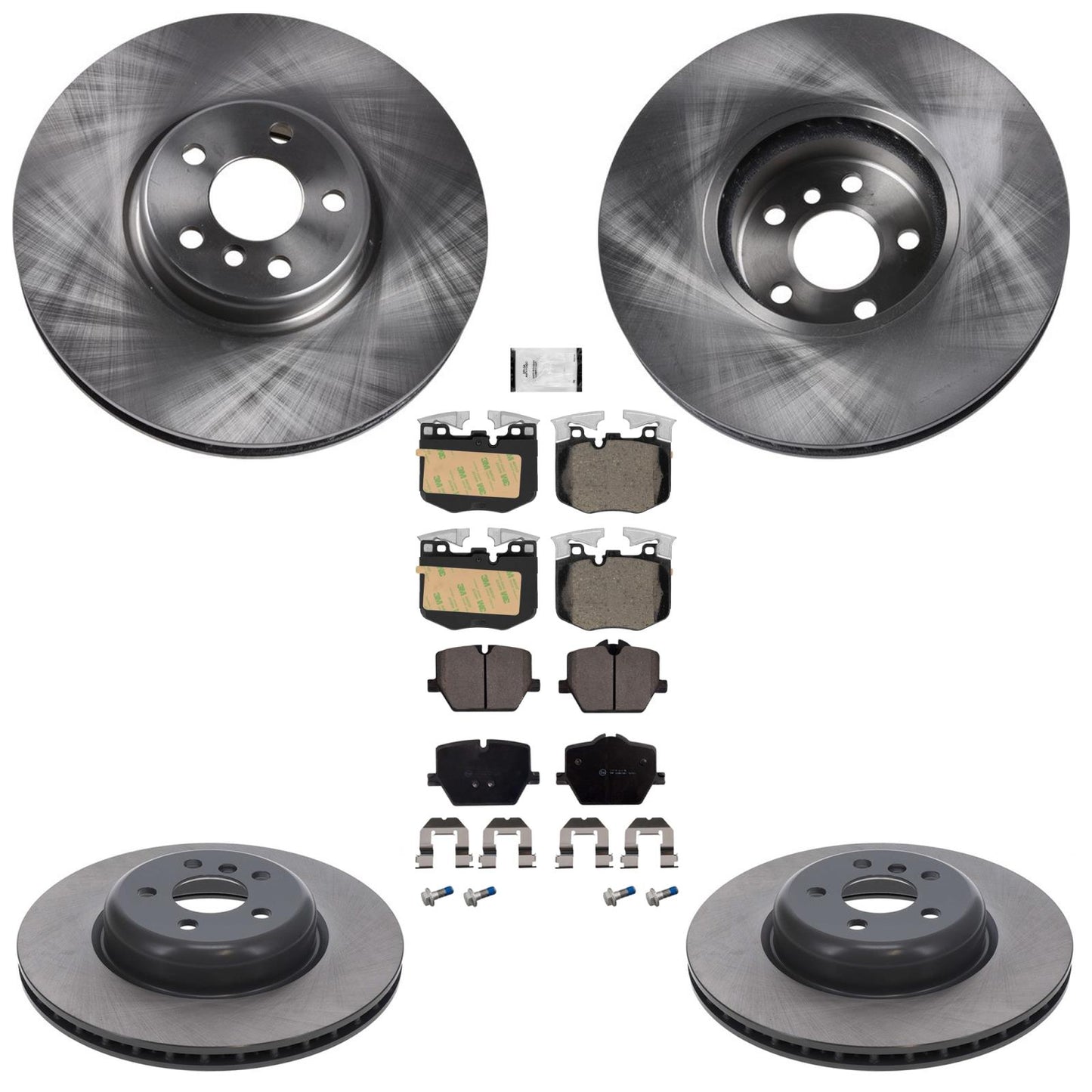 Front Rear Disc Brake Rotors & Euro R90 Pads for Toyota GR Supra 3.0L Eng 20-26