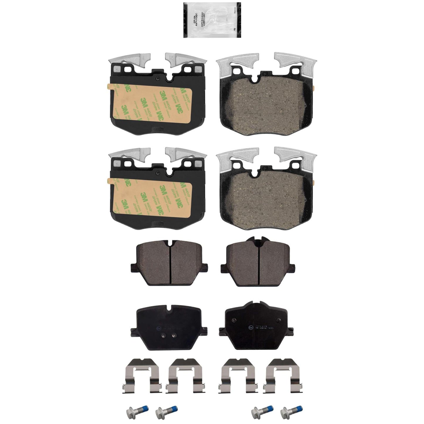 Front Rear Disc Brake Pads Euro R90 Certified for Toyota GR Supra 3.0L Eng 20-26
