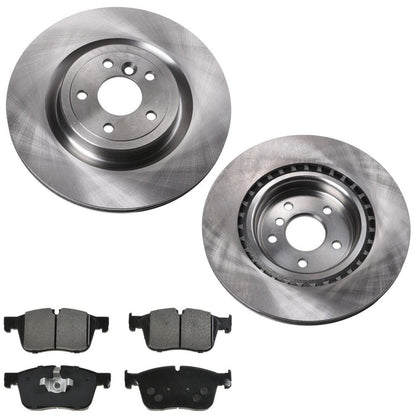 325MM Rear Brake Rotors & EPS Brake Pads For Jaguar XE 2017 2018 2019