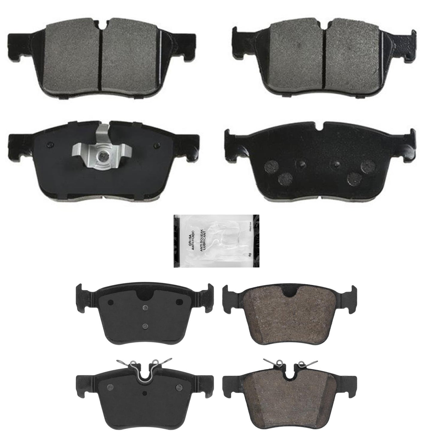 Front and Rear OE Style EURO R90 Brake Pads For Jaguar XE 2017 2018 2019