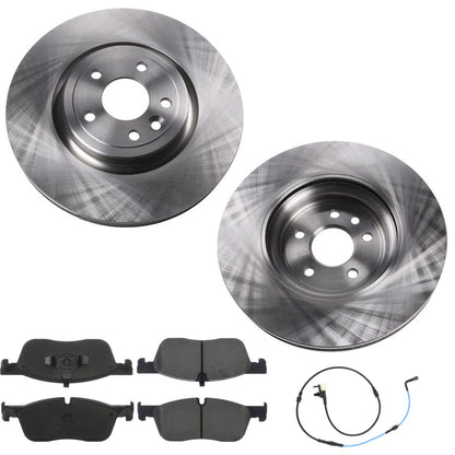 Front 325MM Disc Brake Rotors & Brake Pads for Jaguar XE XF 2.0L 2018 2019 2020