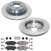 Coated Disc Brake Rotors & Brake Pads for Hyundai Genesis 4Door Sedan 2010-2016