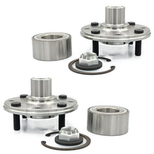 2 L&R Front Hub & Hub Bearing Kit for Volvo S40 V40 2000 2001 2002 2003 2004