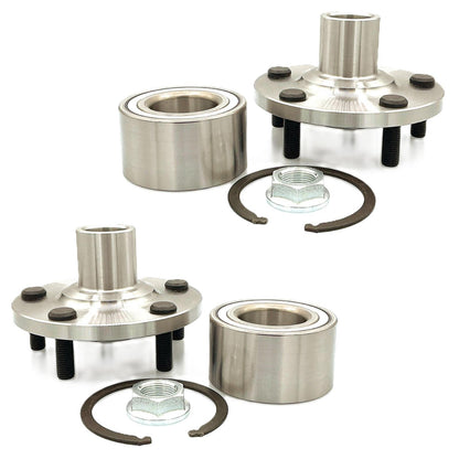 2 Left Right Front Hub & Hub Bearing Kit for Toyota Camry 2002 2003 2.4L Engine