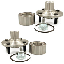 2 Front Hub & Hub Bearing Kit for Scion iQ 2012-2015 Toyota Yaris 2006-2019