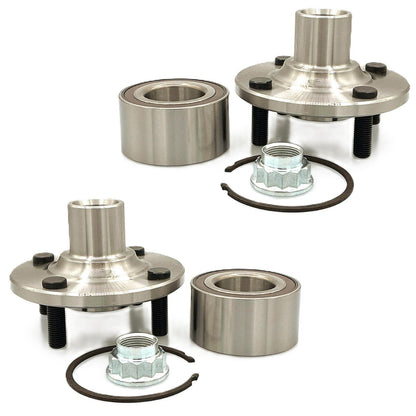 2 Front Hub & Hub Bearing Kit for Scion iQ 2012-2015 Toyota Yaris 2006-2019