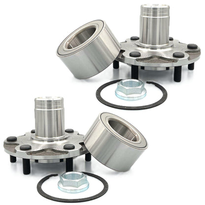 2 Front Hub & Hub Bearing Kit for Toyota 4Runner 1996 1997 1998 2000 2001 2002