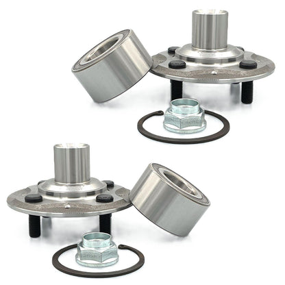2 Front Hub & Hub Bearing Kit for Honda Fit 2007 2008 Honda Insight 2010-2014
