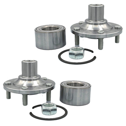 2 Front Hub & Hub Bearing Kit for Mazda MPV Van 2000 2001 2002 2004 2005 2006