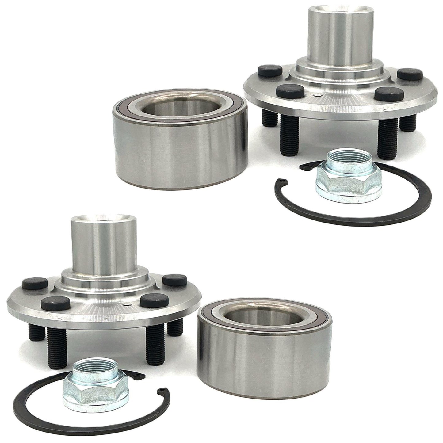 2 Front Hub & Hub Bearing Kit for Honda Odyssey 2005 2006 2007 2008 2009 2010
