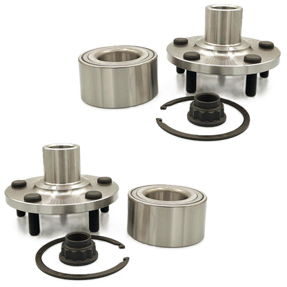 Front Wheel Hub & Hub Bearing for Front Wheel Drive Toyota Highlander 2.7L 10-18