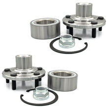 2 Front Hub & Hub Bearing Kit for Honda Accord 2008 2009 2010 2011 2012