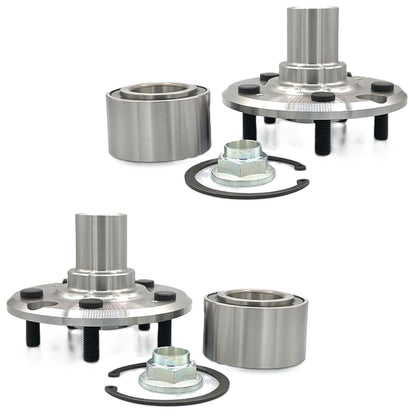2 Rear Hub & Hub Bearing Kit for Lexus LS400 1993 1995 1998 2000 Rear