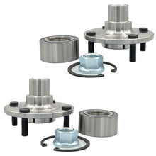 2 Front Hub & Hub Bearing Kit for Nissan Sentra 1.8L 2000 2001 2002 2003 2006
