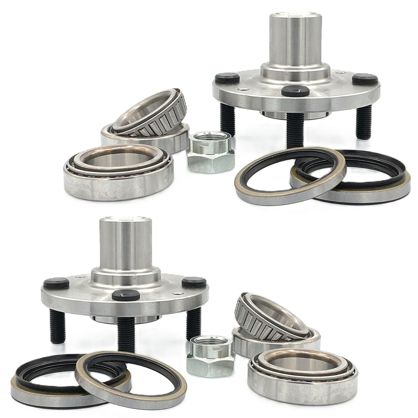 2 Left Right Front Wheel Hub & Hub Bearing Kit for KIA Rio 2003 2004 2005