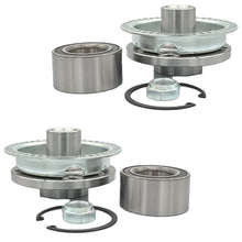 2 Front Wheel Hub & Hub Bearing Kit for Volkswagen Cabrio 95 1998 2000 2001 2002