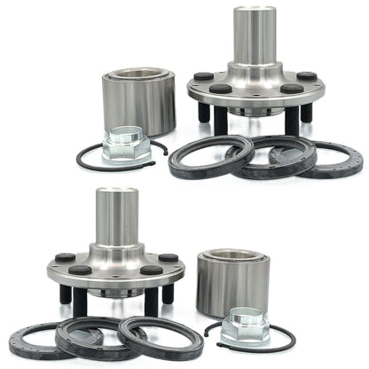 2 L&R Rear Wheel Hub & Wheel Hub Bearing for Subaru Forester 1998 2002 2004 2008
