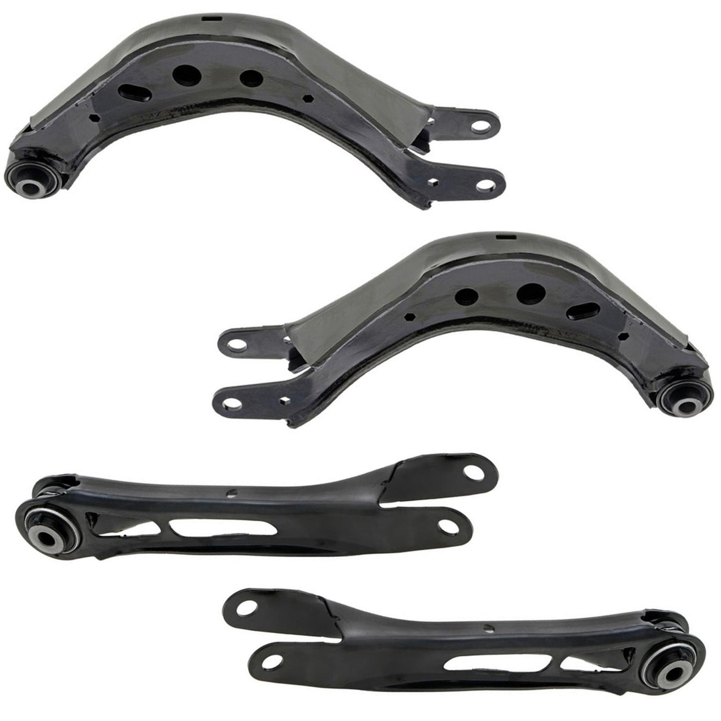 Mevotech Rear Upper Curved Control Arms W Bushings For Chevrolet Equinox 18-24