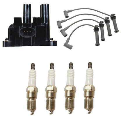 Ignition Coil Box Spark Plugs Wires & Spark Plugs For Ford Ranger 2.3L 01-2012