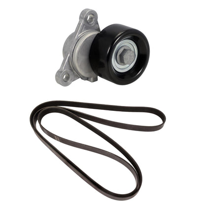 Belt Tensioner w/ Serpentine Belt Kit for Cadillac 3.6L CT6 2016 2017 2018 2020