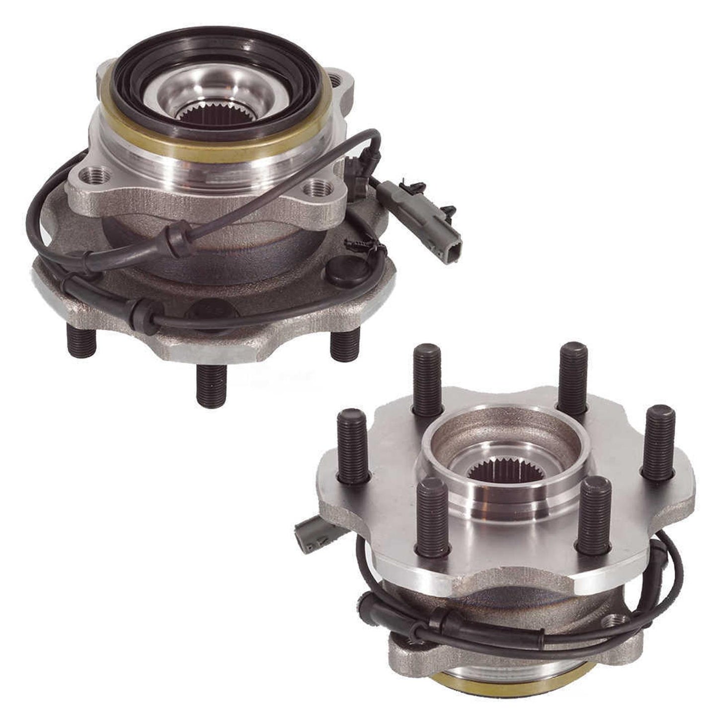 2/100% nuevo conjunto de buje y rodamiento de rueda trasera para 11-13 Infiniti QX56 14-16 QX80