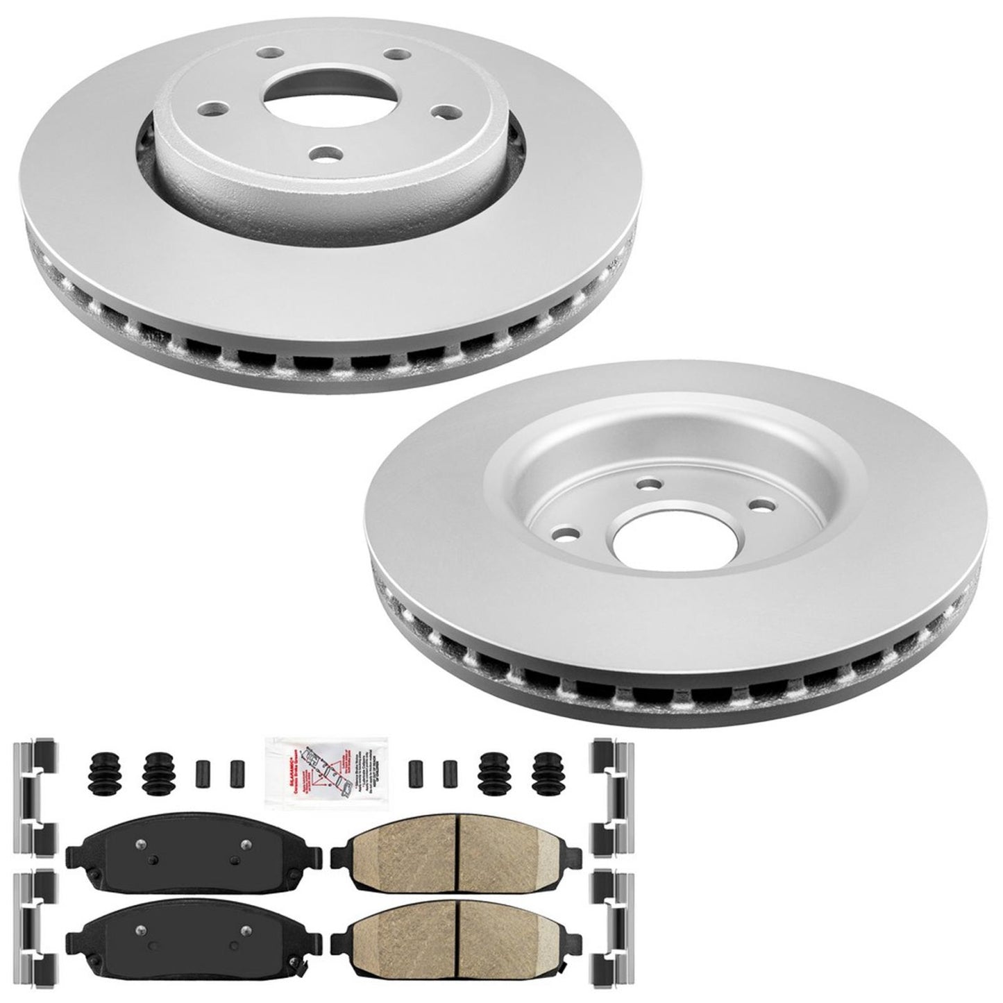 Front Coated Disc Brake Rotors Brake Pads for Jeep Grand Cherokee 2005 2008 2010