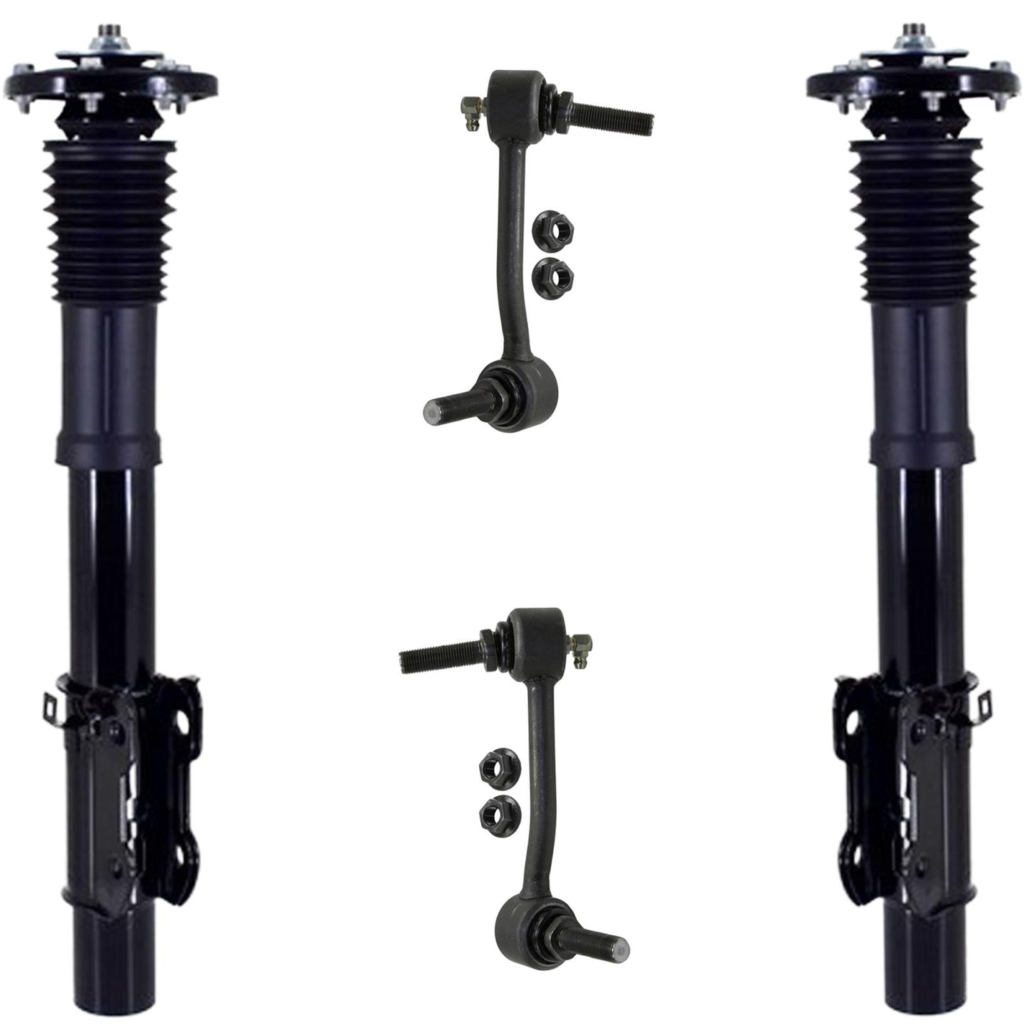 Front Struts & Links For Mercedes Benz Sprinter 1500 2019-2023 Rear Wheel Drive