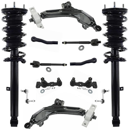 Front Struts Control Arms Tie Rods & Links For Lexus IS250 F Sport RWD 14-15