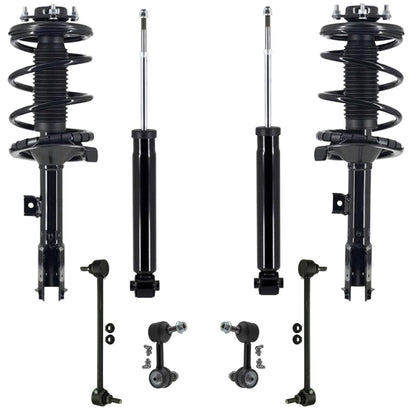 Front Struts Rear Shocks & Links For Misubishit Outlander 2007-2013 W/ 3RD ROW
