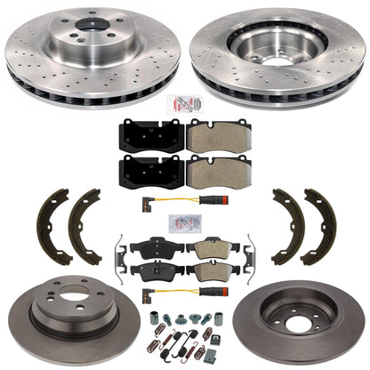 Disc Brake Rotors & Pads for Mercedes Benz S400 2010-2013 W/O Sport Package