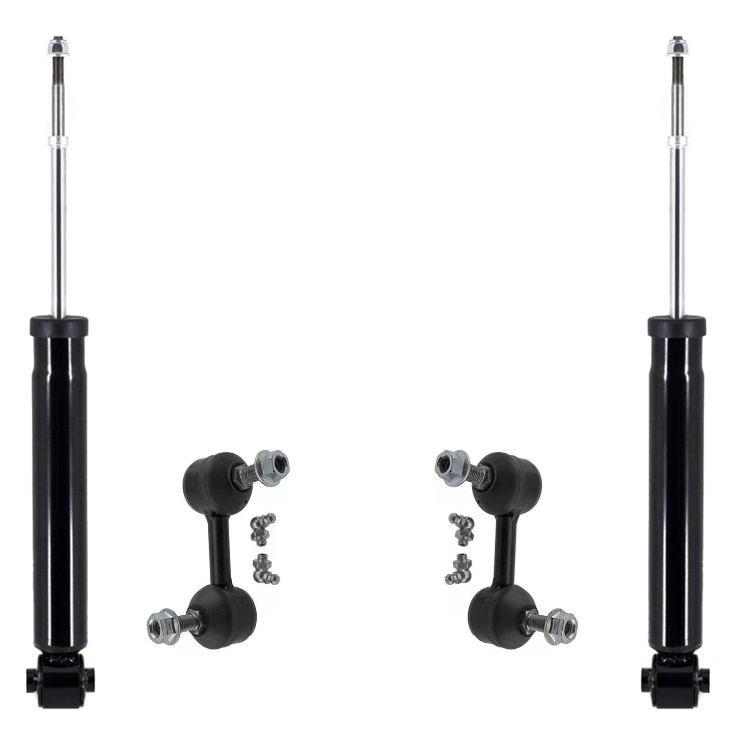 Rear Shocks & Links For Misubishit Outlander 2007 2012 2013 W/ 3RD ROW