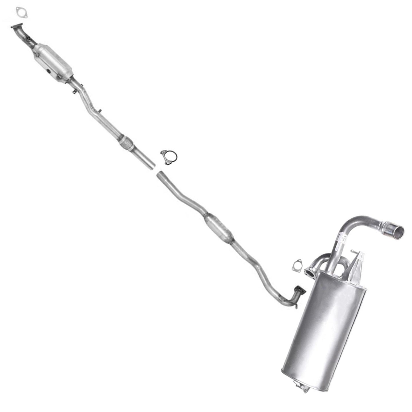 Catalytic Converter Pipe Muffler for All Wheel Drive Outlander Sport 14-19