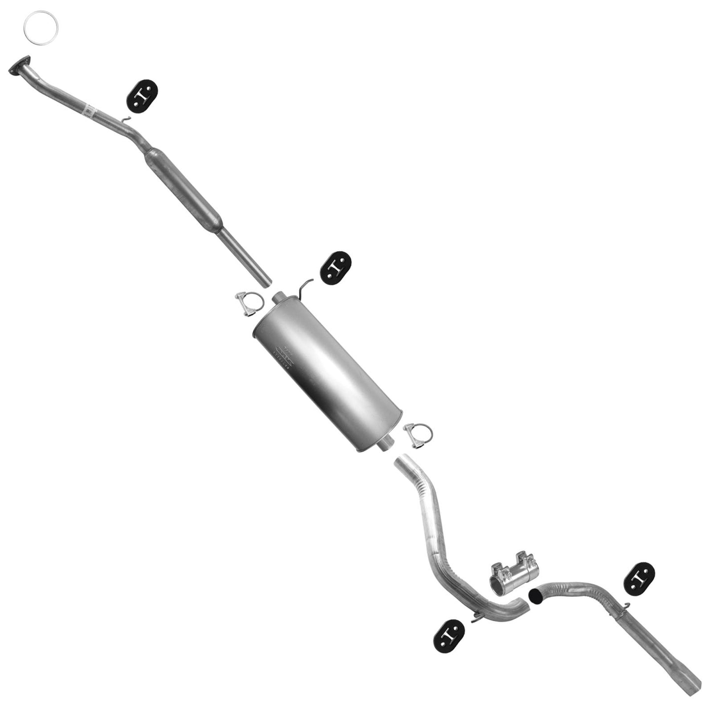 Pipe Resonator Muffler Exhaust System for Honda Odyssey 1999 2003 2004
