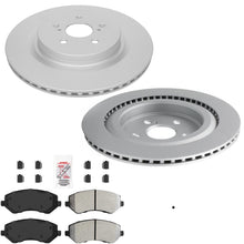 Front Coated Disc Brake Rotors Brake Pads for Jeep Liberty 2002 2003 2005 2007 - Photo 1