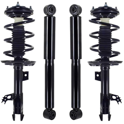 Front Complete Struts W/ Springs & Rear Shocks For Toyota Sienna XSE 2021-2025