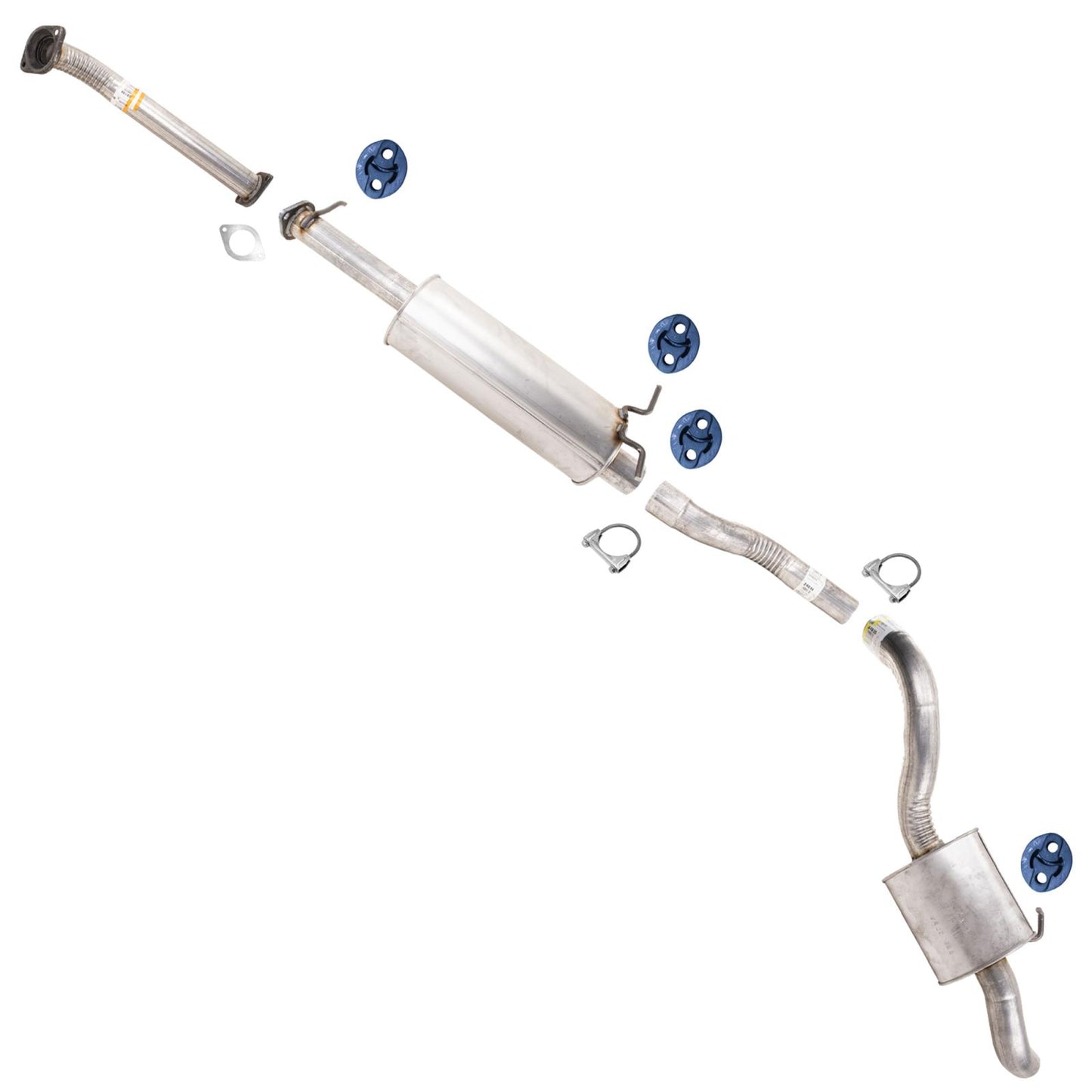 Exhaust System Muffler Resonator for Ram 1500 3.6L with 144.6 Wheelbase 19-24