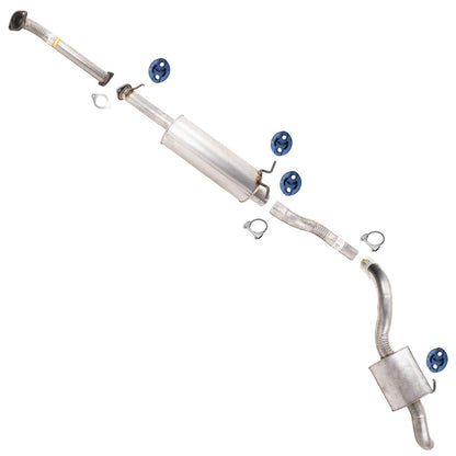 Exhaust System Muffler Resonator for Ram 1500 3.6L with 144.6 Wheelbase 19-24