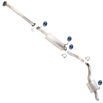 Exhaust System Muffler Resonator for Ram 1500 3.6L with 153.5 Wheelbase 19-24