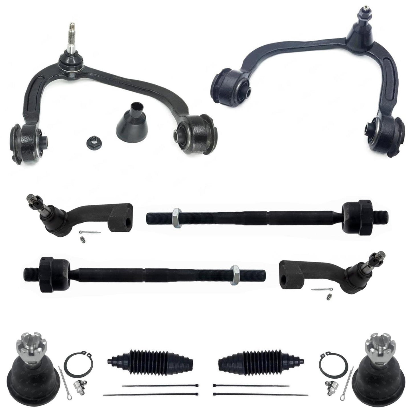 Upper Control Arms Low Ball Joint Tie Rods For Ford Expedition 07-16 F150 09-16