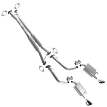 Dual Exhaust System Mufflers for Hyundai Genesis Rear Wheel Drv 4Dr 3.8L 09-11