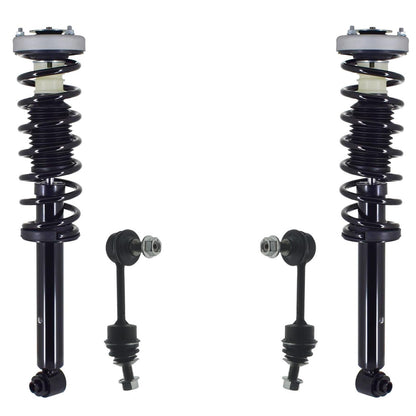 Rear Complete Struts & Links For BMW 525i 2004 2005 2007 W/ Sport Suspension