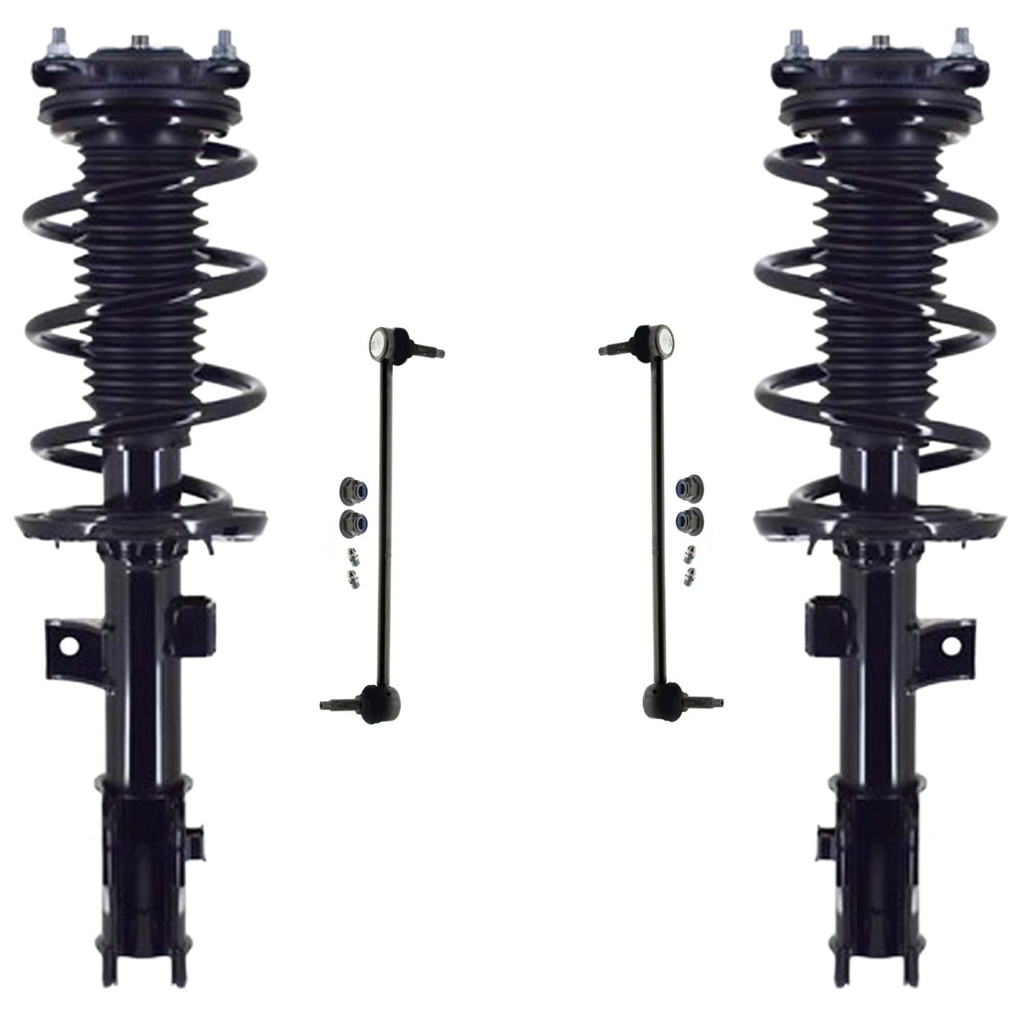 Front Struts W/ Coil Spring & Links For Sorento 2.5L 21-23 Front Wheel Drive