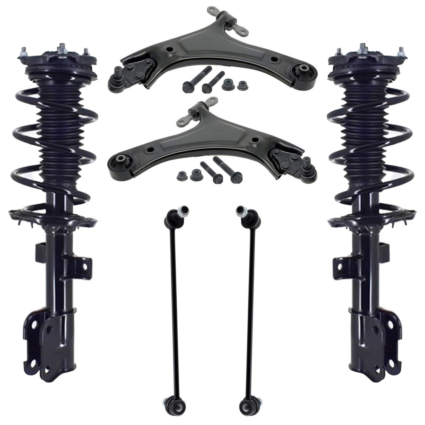 Front Struts Control Arms & Links For Sorento 2.5L 2021-2023 All Wheel Drive