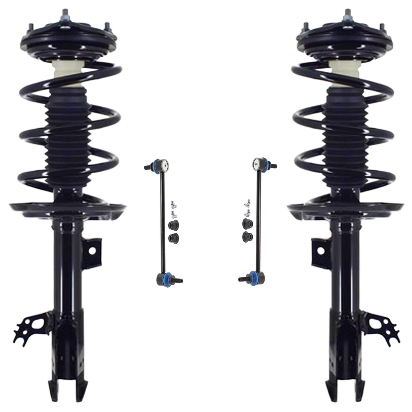 Front Complete Struts W/ Coil Springs & Links For Toyota Sienna XSE 2021-2025