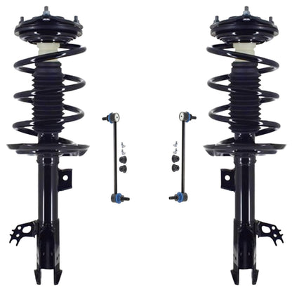 Front Complete Struts W/ Coil Springs & Links For Toyota Sienna XSE 2021-2025