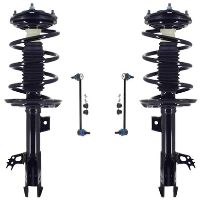 Front Complete Struts W/ Coil Springs & Links For Toyota Sienna 2021 2023 2025