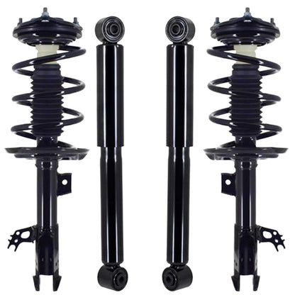 Front Struts W/ Coil Springs & Rear Shocks For Toyota Sienna 2021 2023 2025