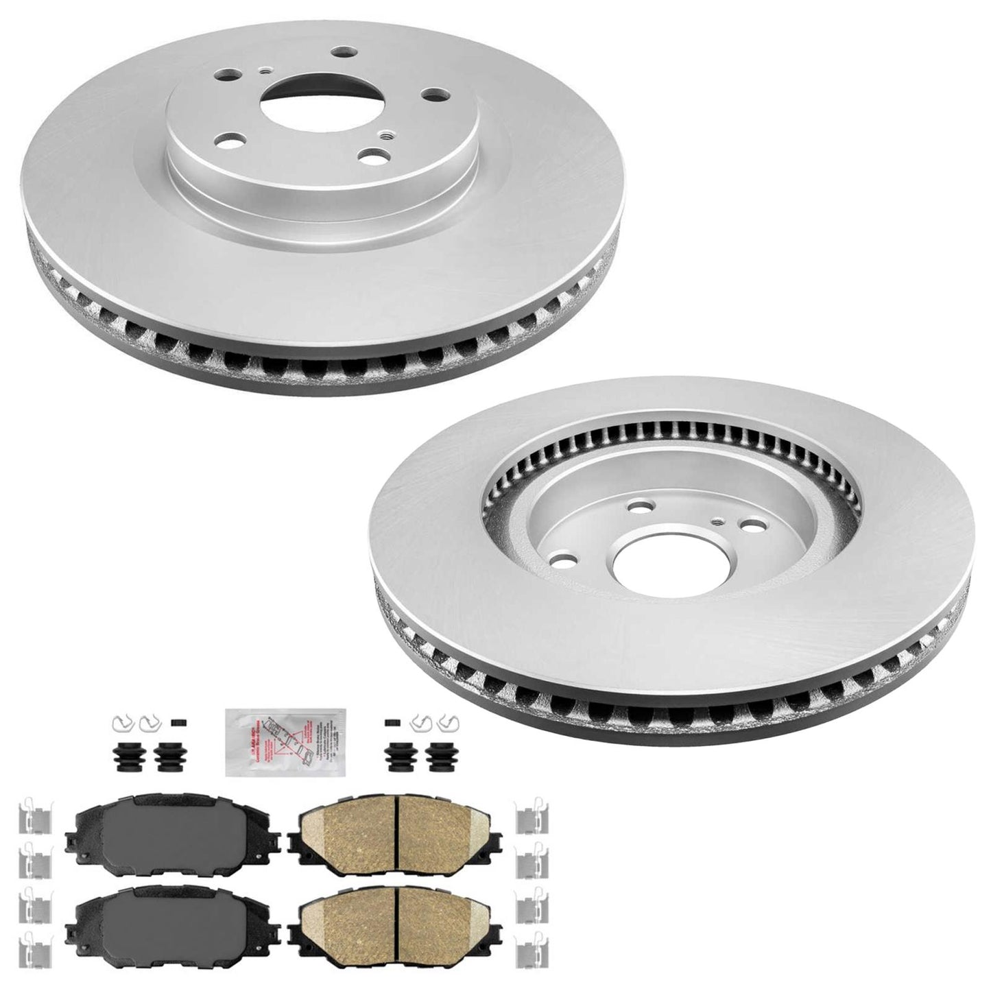 Front Coated Disc Brake Rotors Brake Pads for Toyota Mirai 2016 2017 2019 2020